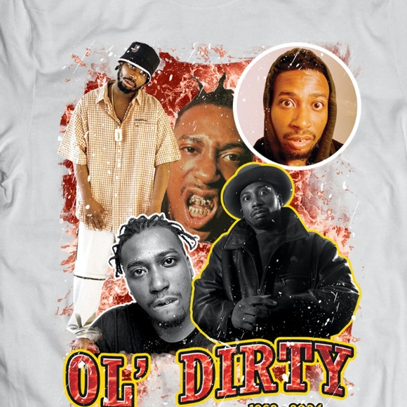 Vintage Style White ODB Wutang Rap Tee - Picture 2 of 2